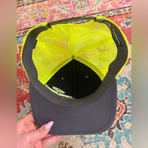 Ford Power Stroke Diesel Black and Neon Green Cap - Picture 5 of 5